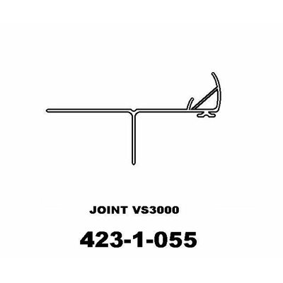Joint de porte isolée Utility noir, VS 3000R